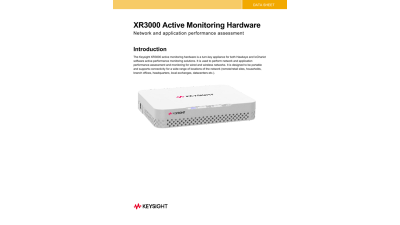 XR3000 Active Monitoring Hardware